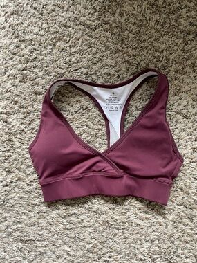 3/$20 Women’s Racerback Sports Bra - Burgundy